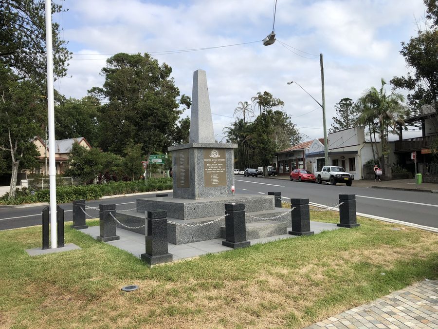 Mémorial de guerre à Bellingen, Nouvelle-Galles du Sud