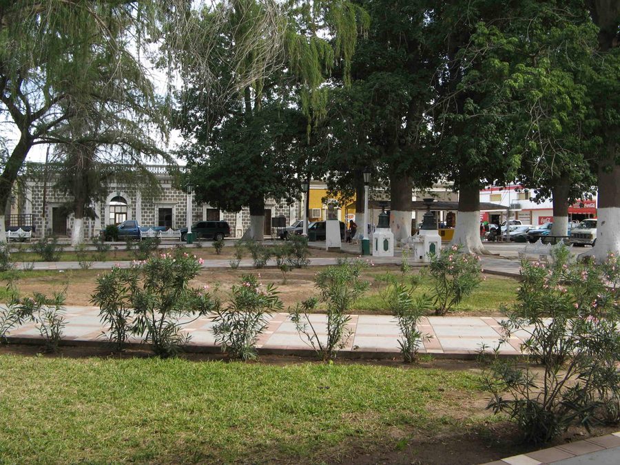 Plaza Zaragoza à Ures, Sonora