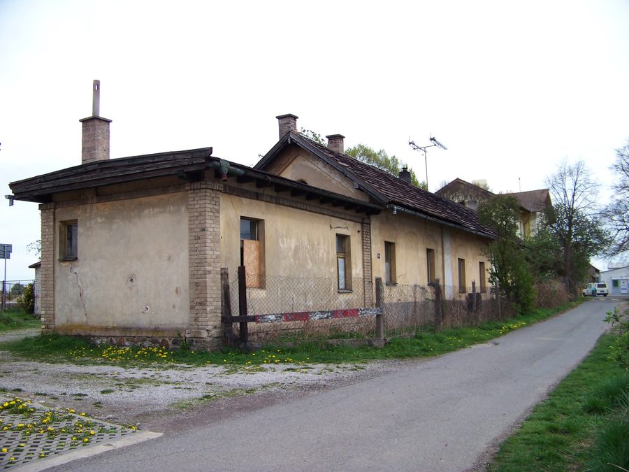 Gare de Rudná u Prahy dans le quartier de Dušníky
