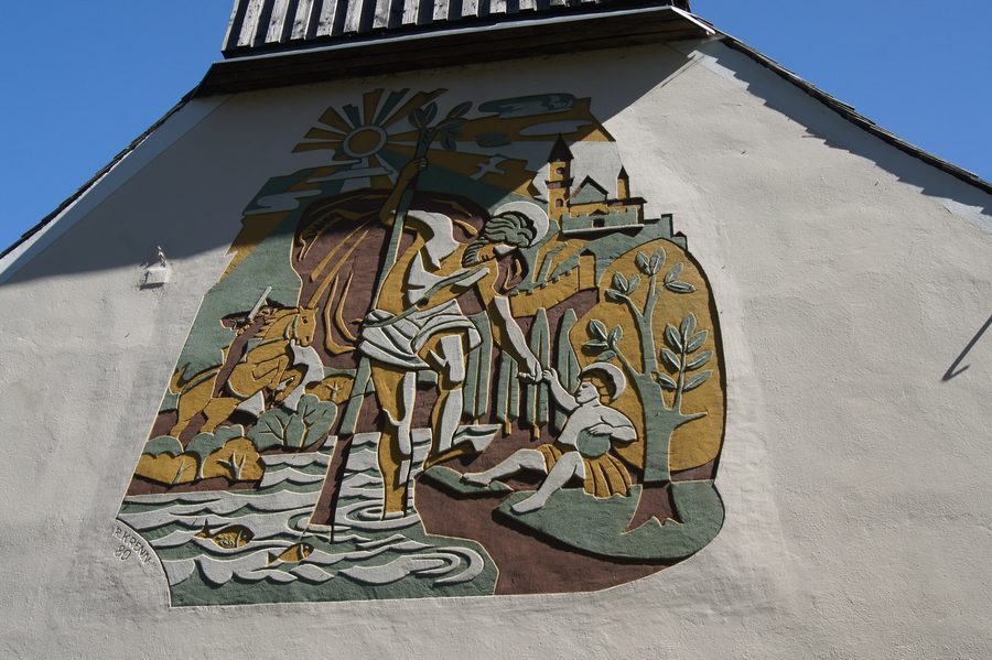 Église paroissiale Saint-Gilles à Zeutschach avec cimetière entouré d’un mur