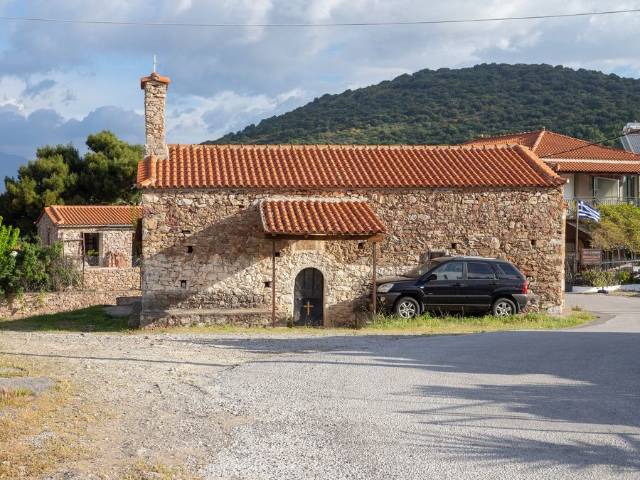 Église Agios Ioannis Chrysostomos à Skoutari dans la Mani