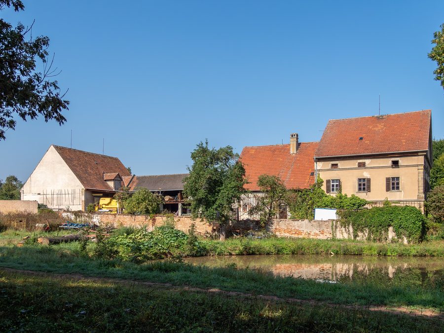 Ferme dans le quartier de Mutzershof à Stegaurach