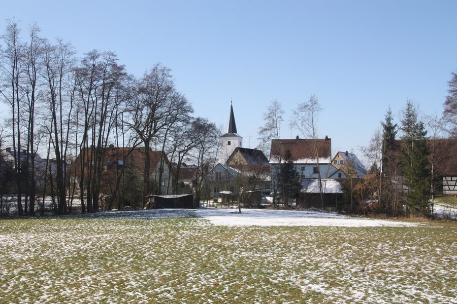 Vue de Kleinsendelbach en Bavière
