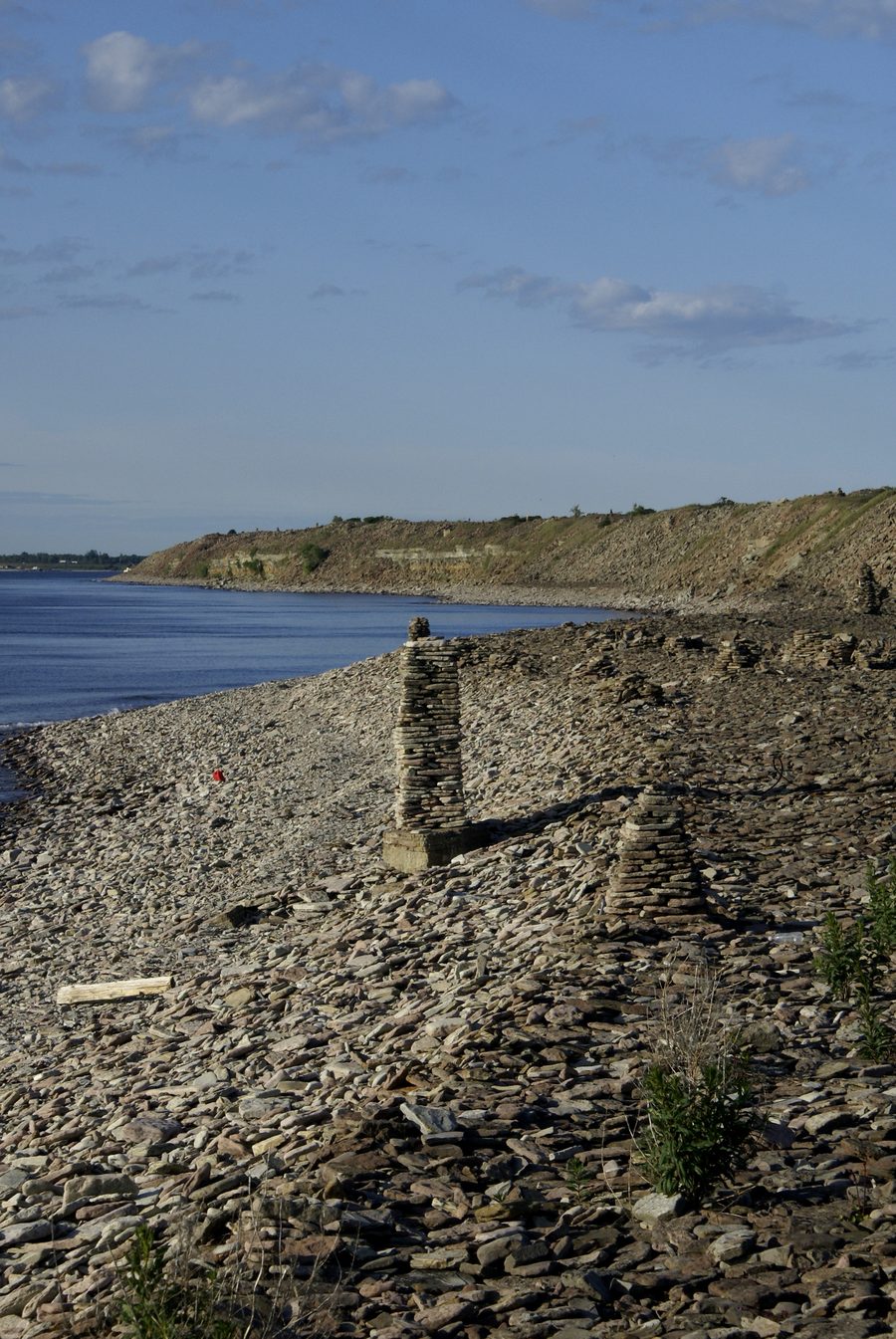 Plage sur la côte ouest d’Öland au sud de Djupvik