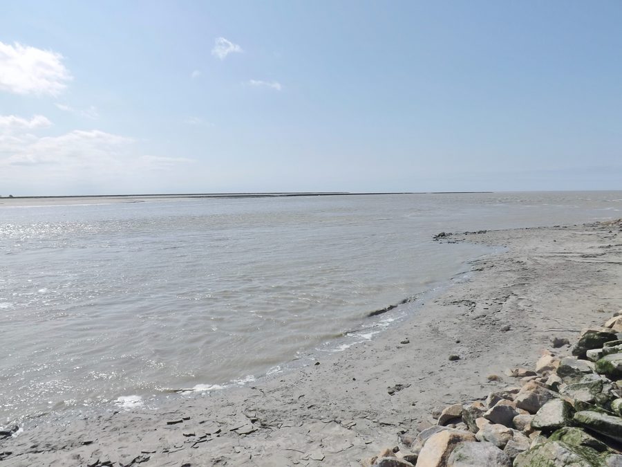 Baie du Mont-Saint-Michel à marée montante