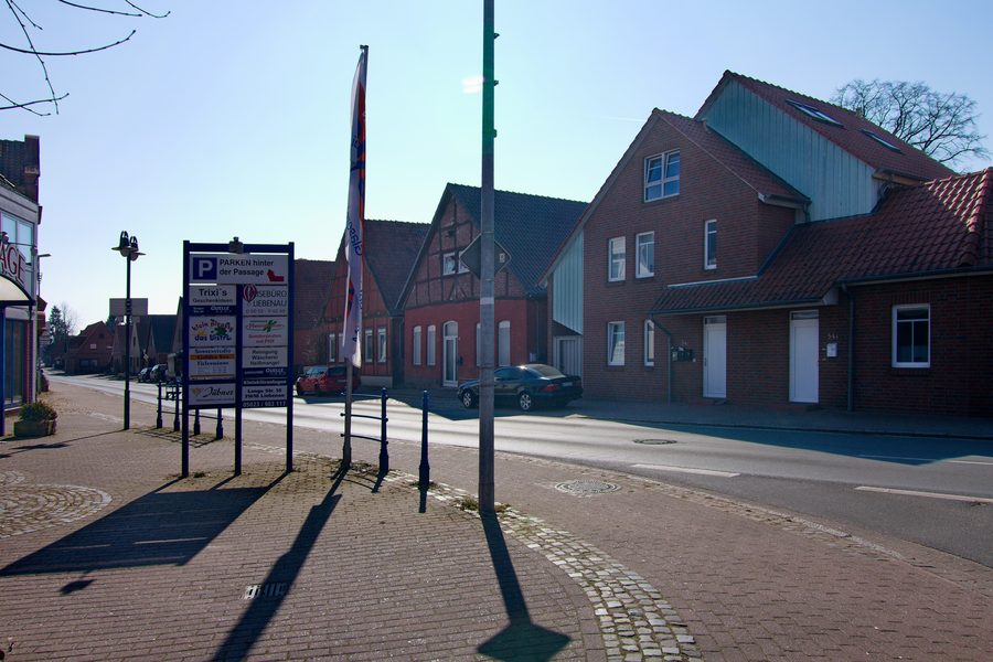 Vue de la localité de Liebenau en Basse-Saxe