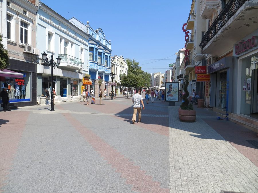 Vieille ville historique de Plovdiv en Bulgarie