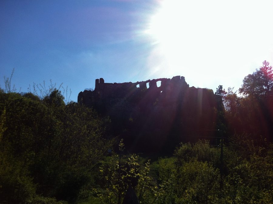 Vue du château historique de Ružica à Orahovica