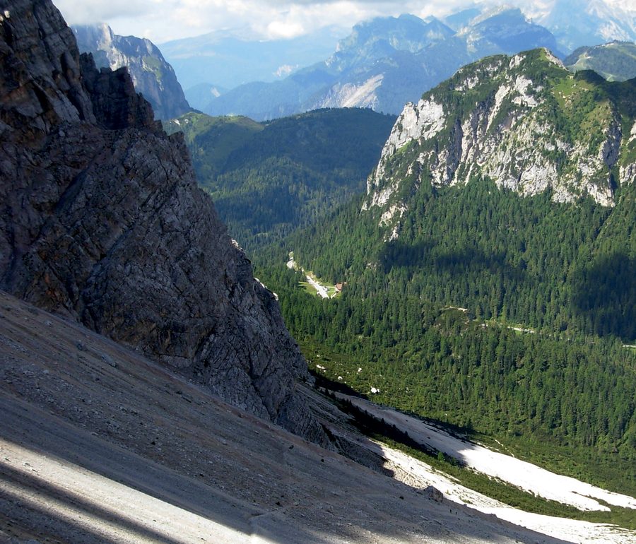 Forcella Staulanza dans le Val di Zoldo