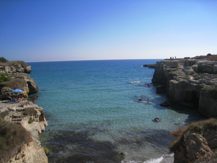 Vue de Melendugno dans la province de Lecce