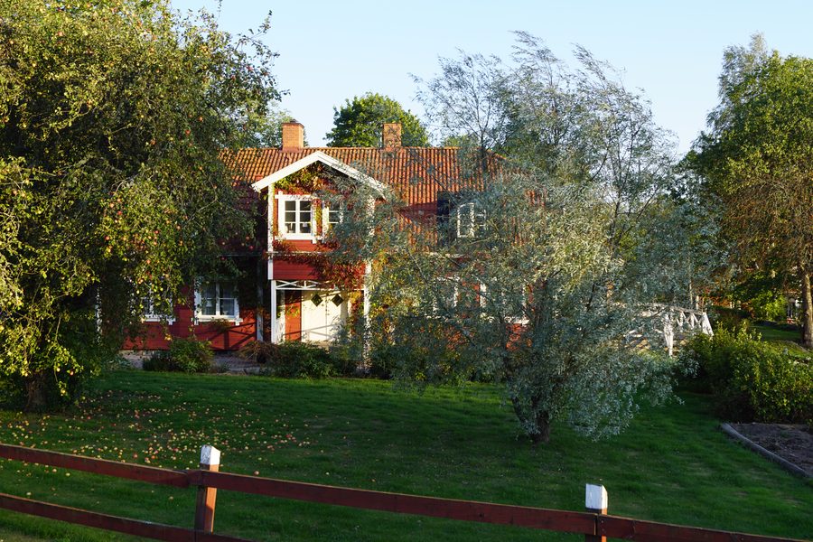 Ferme à Totebo, commune de Västervik, Suède