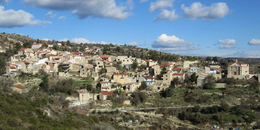 Architecture villageoise traditionnelle à Vouni, à Chypre