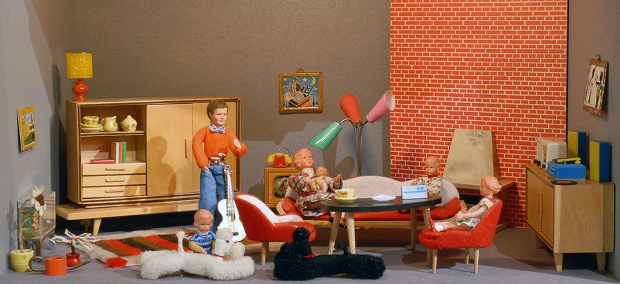 Poupées historiques dans le Musée suisse de l’enfance à Baden