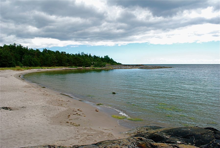 Plage de Storsand sur l’île d’Ålö près d’Utö
