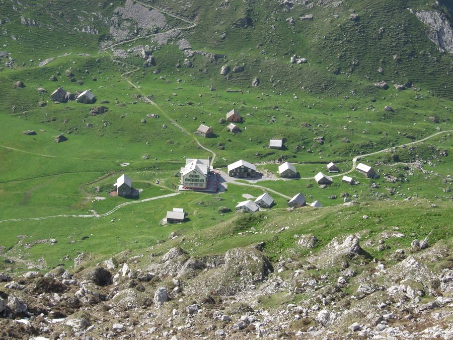 Paysage de l’Alpstein près de Meglisalp