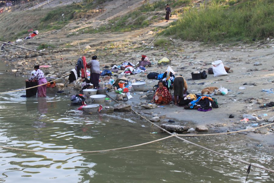 Fleuve Ayeyarwady au Myanmar