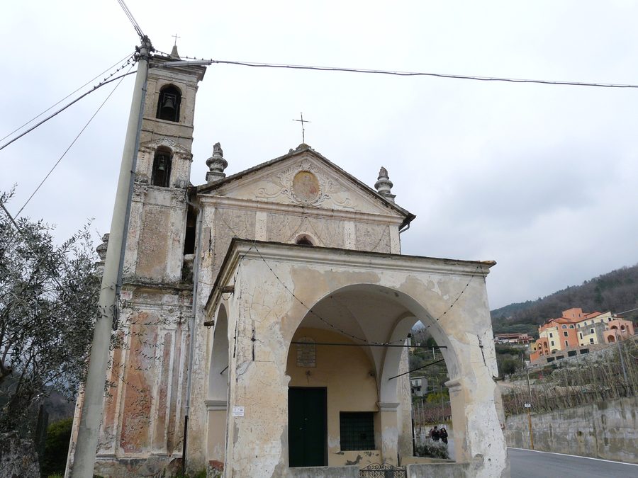 Église Santa Libera à Calice Ligure, Ligurie