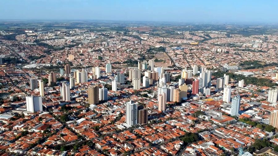 Vue générale de Limeira, São Paulo