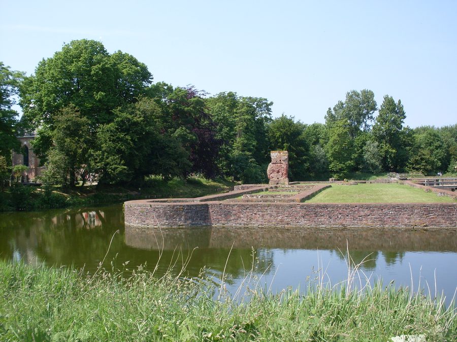 Ruines du Kasteel Egmond à Egmond aan den Hoef
