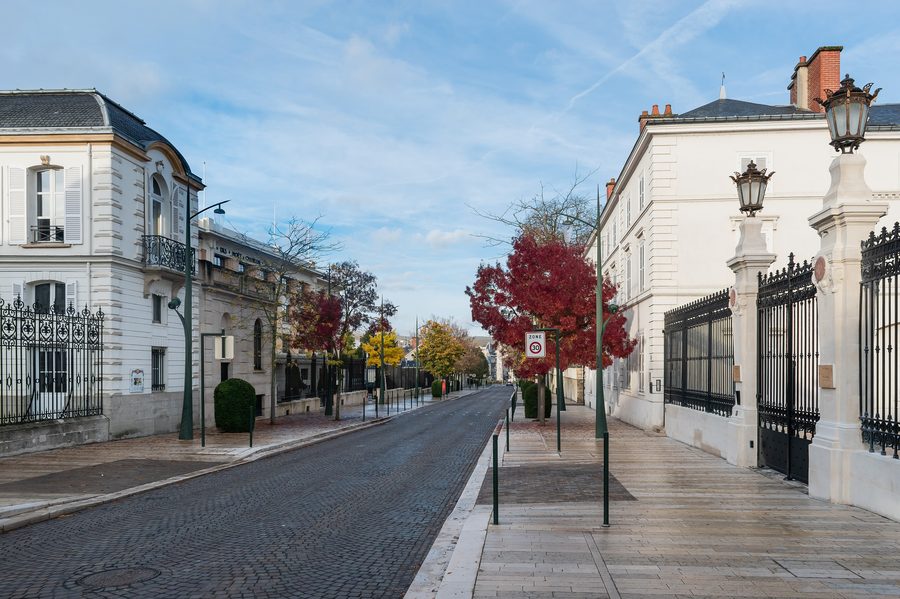 Avenue de Champagne à Épernay, Marne, France