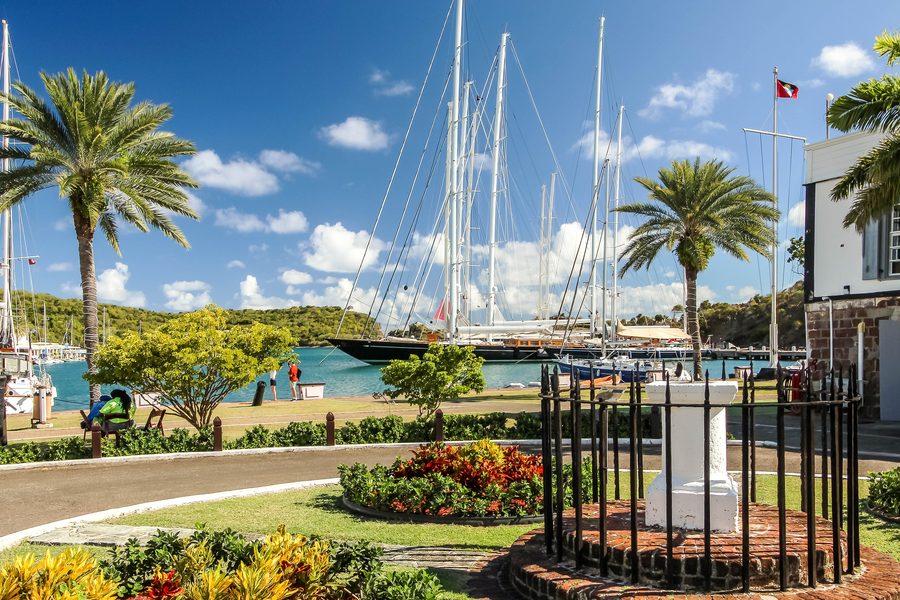 Nelson’s Dockyard à English Harbour sur Antigua