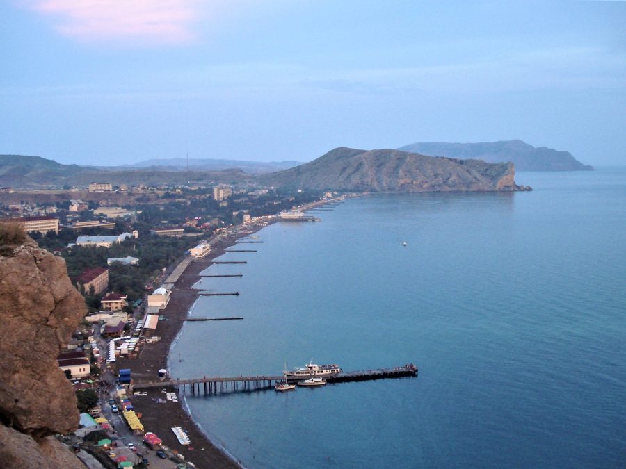 Baie de Soudak au soir, Crimée