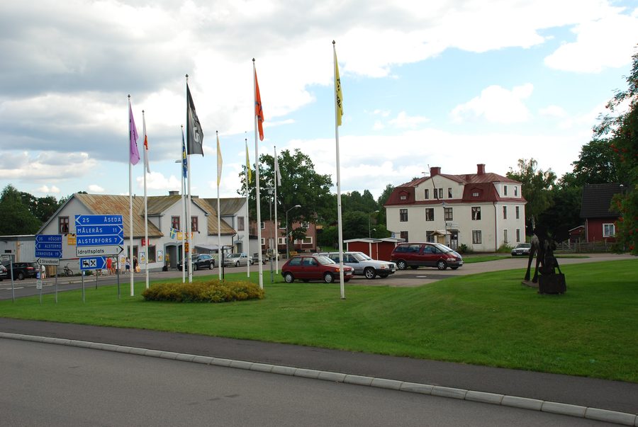 Le centre d’Älghult en Suède