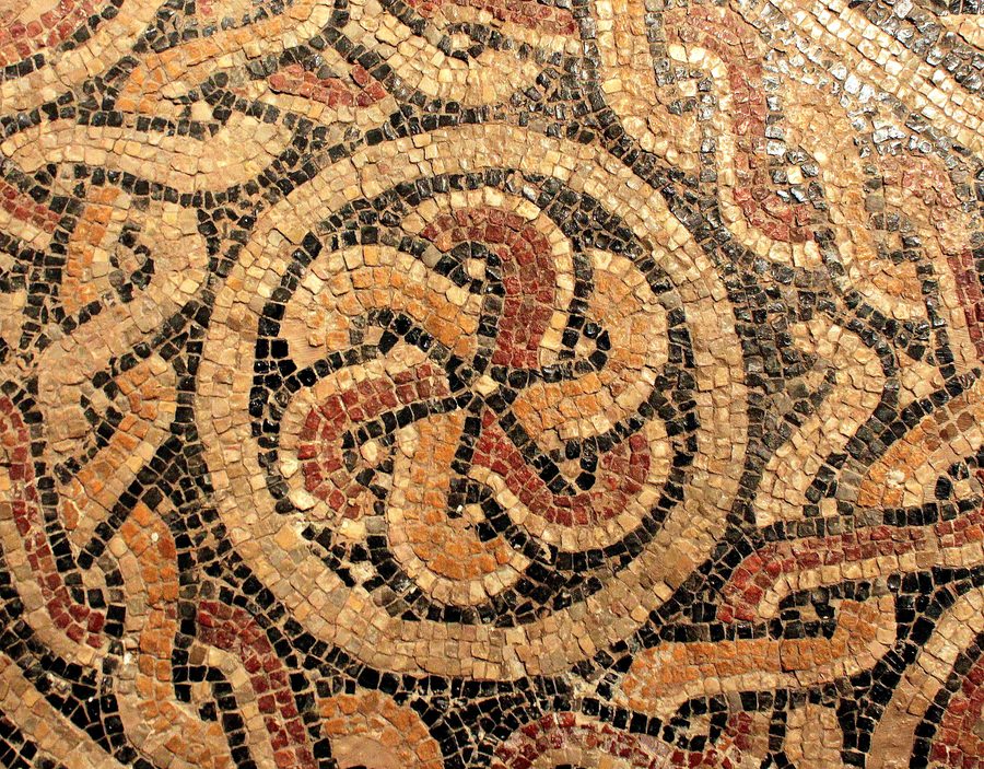 Détail de la mosaïque sur le chemin d’Albalate près de Calanda