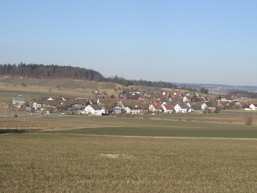 Vue de Rickenbach ZH en Suisse