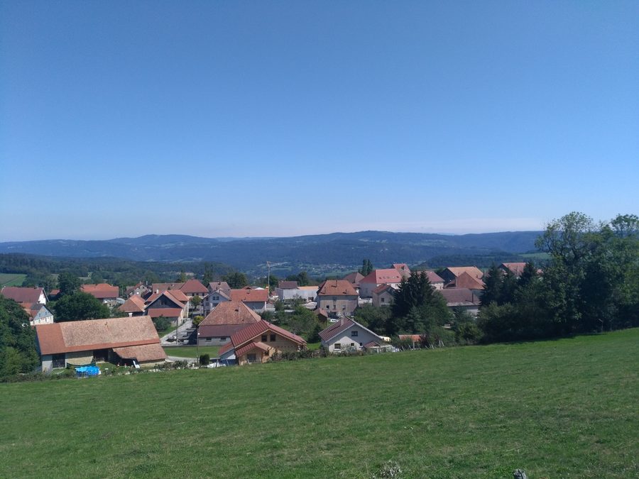 Vue du village de Belleherbe