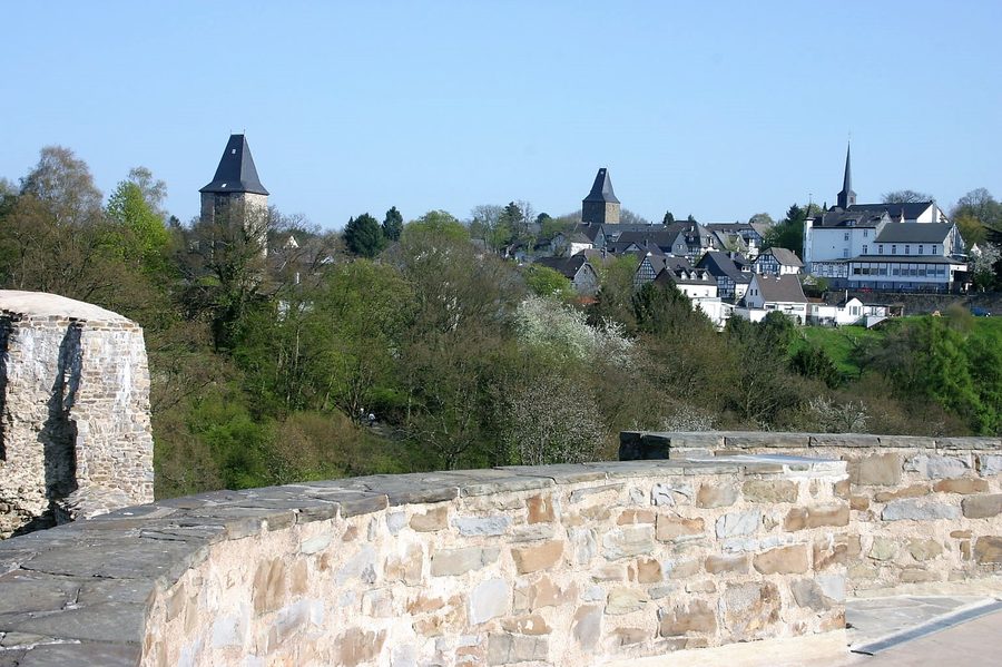 Vue de Stadt Blankenberg à Hennef