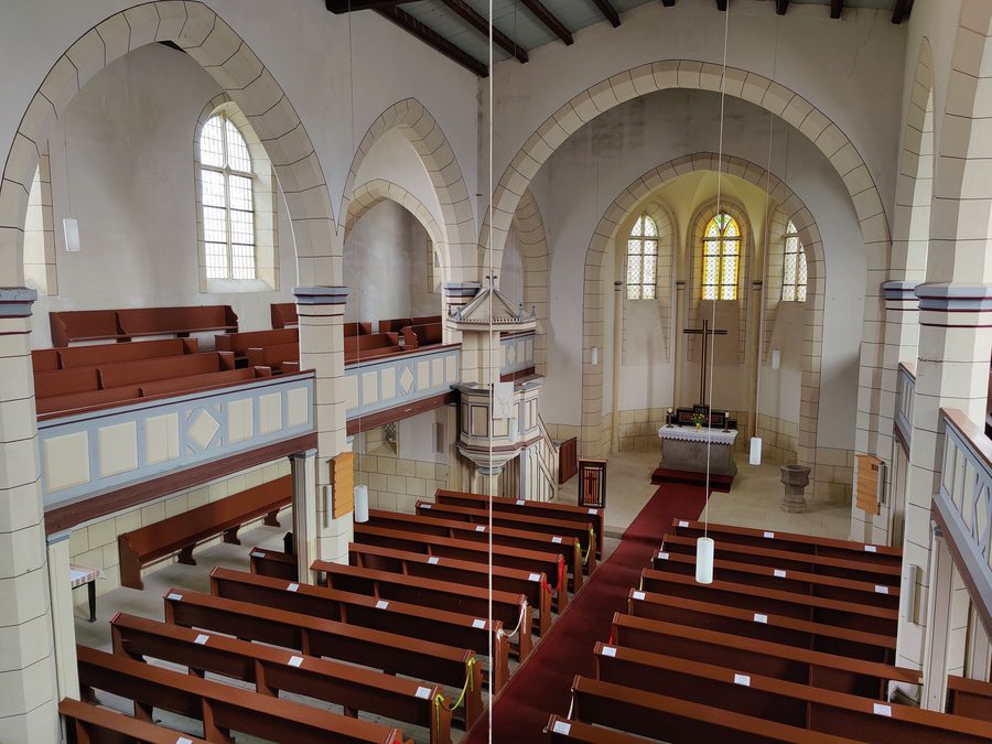 Église protestante Saint-Lorenz à Eilsleben, district du Börde, Saxe-Anhalt