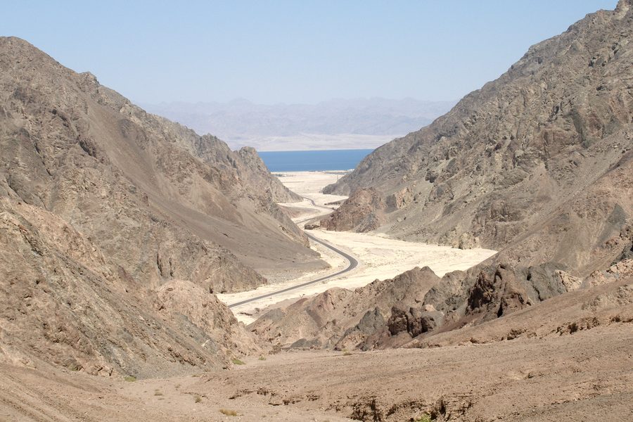 Paysage de montagne et de désert dans le Sinaï