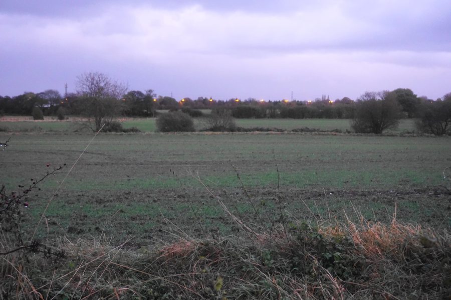 Terres agricoles près de Coven dans le Staffordshire