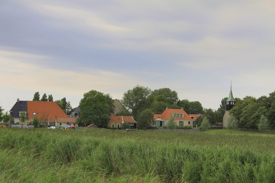 Gaast vu depuis la Zeedijk en Frise