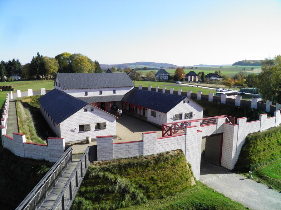 Le fort romain reconstitué, Limeskastell Pohl, Limes Germanicus, Allemagne