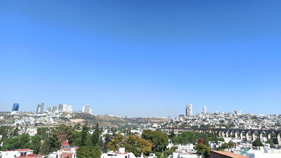 Vue panoramique de Santiago de Querétaro dans l’État de Querétaro, Mexique
