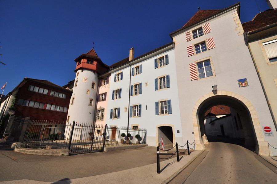 Musée jurassien d'art et d'histoire et Tour Rouge à Delémont