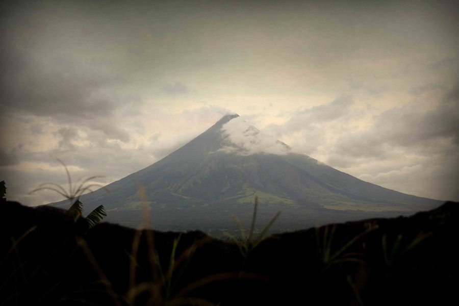 Volcan Mayon dans la région de Bicol