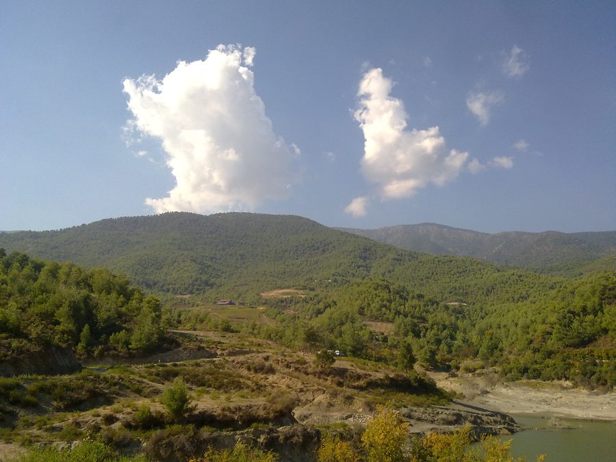 Vue des monts Nur depuis Hatay, en Turquie