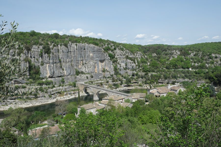 L’Ardèche près de Balazuc dans le département de l’Ardèche