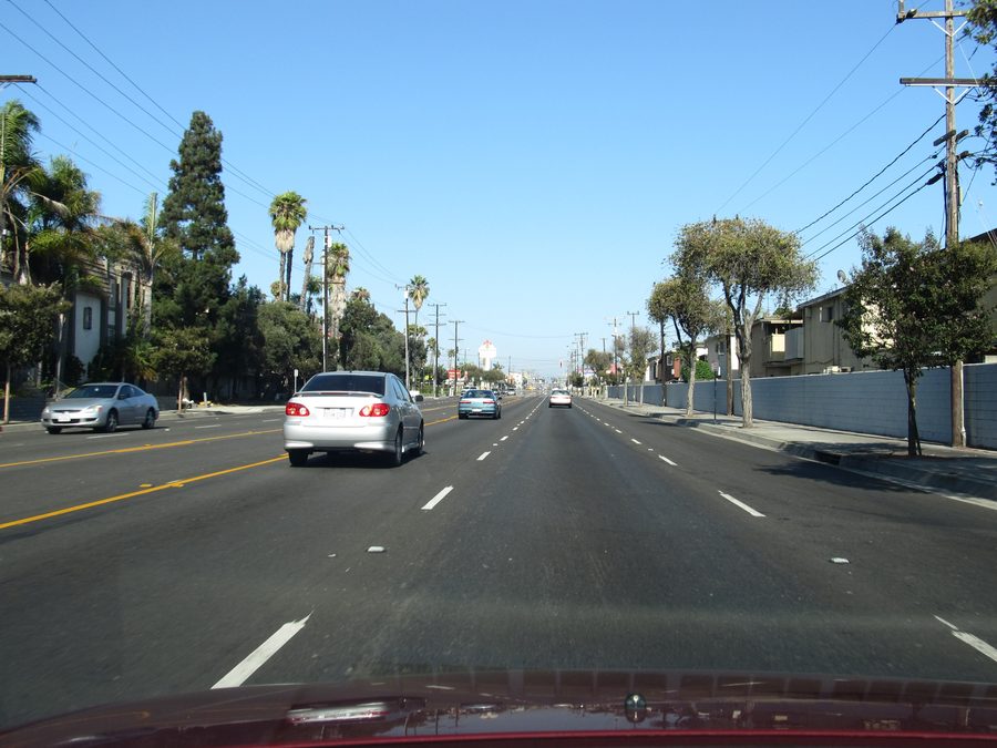 Rosecrans Avenue à Gardena, Californie