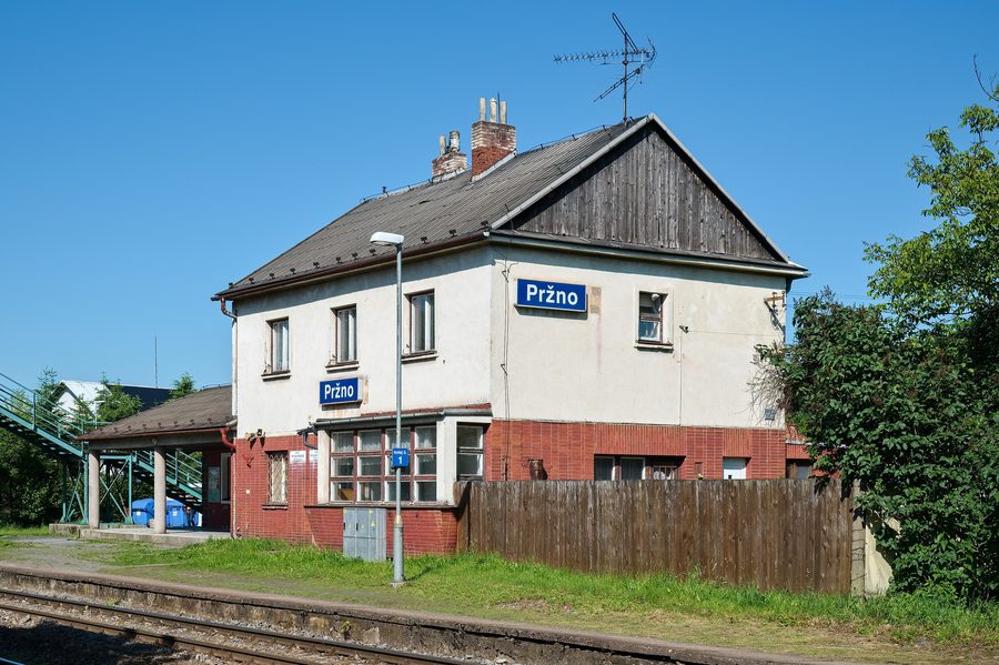 Bâtiment de la gare à Pržno, Tchéquie