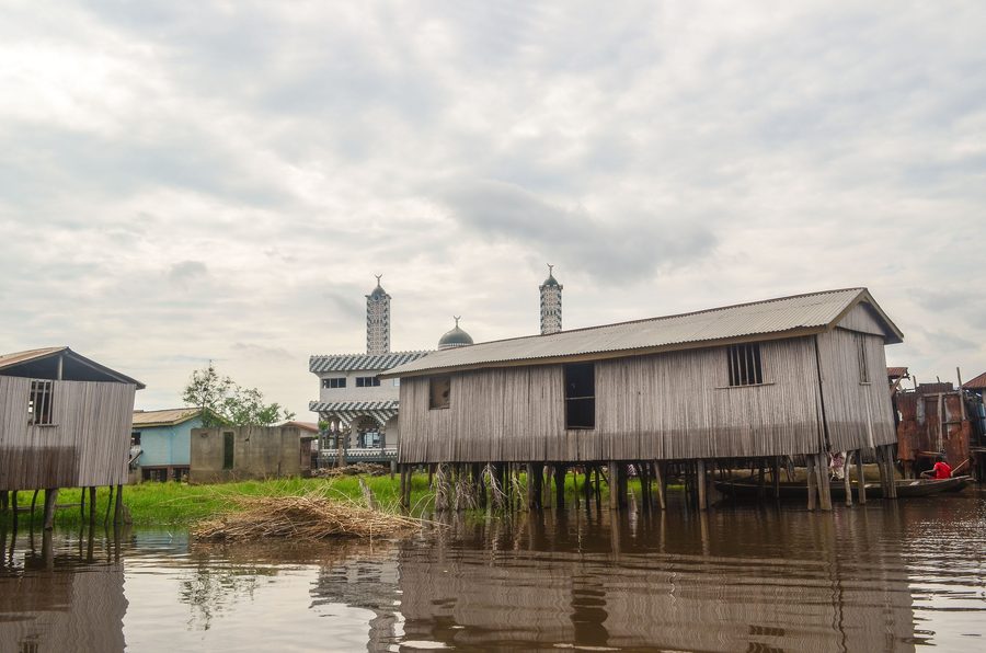 Maison sur pilotis à Ganvié, Bénin