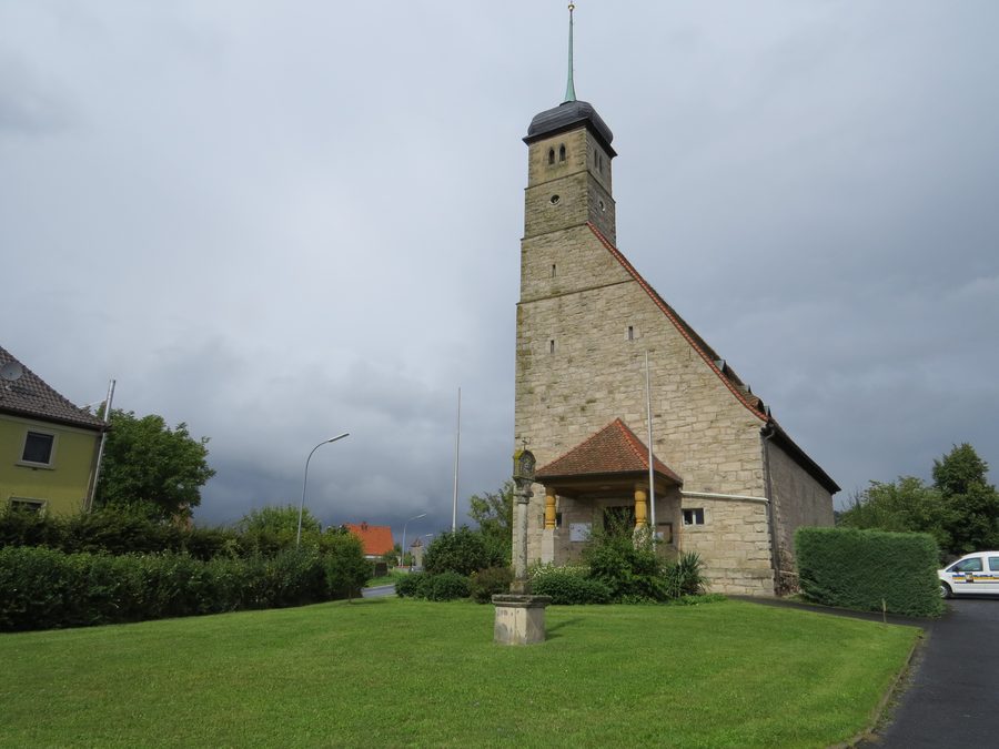 Église à Hundelshausen, Michelau im Steigerwald
