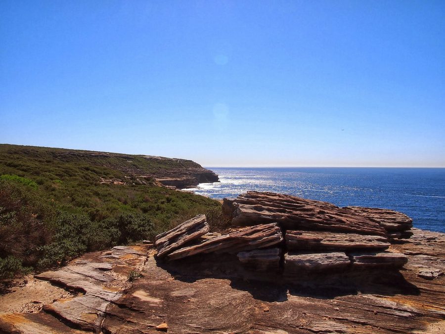 Un tronçon côtier du Coast Track dans le Royal National Park.