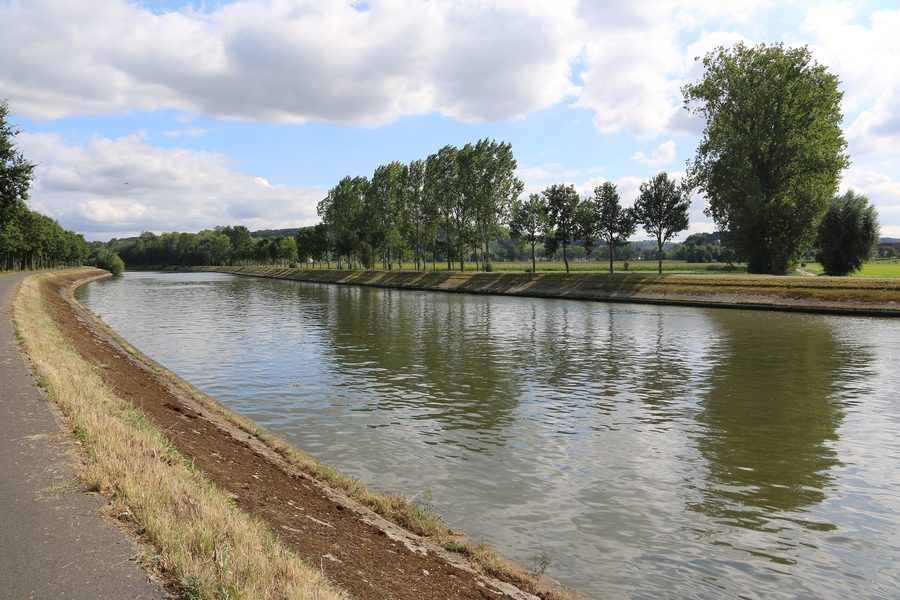 L’Escaut à Wortegem-Petegem avec paysage des berges