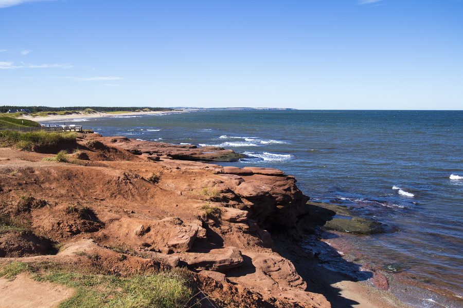 Paysage côtier sur Prince Edward Island