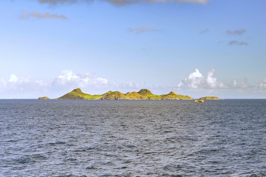 L’Île Fourchue vue depuis la mer