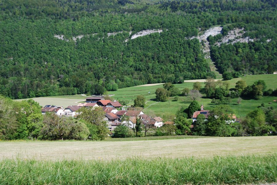 Vue de Vugelles-La Mothe dans le canton de Vaud